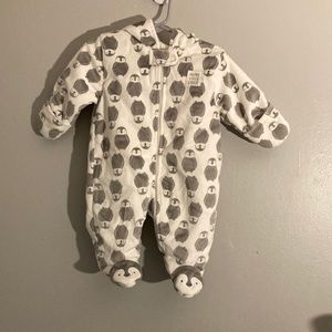 Brand new never worn fleece snow suit